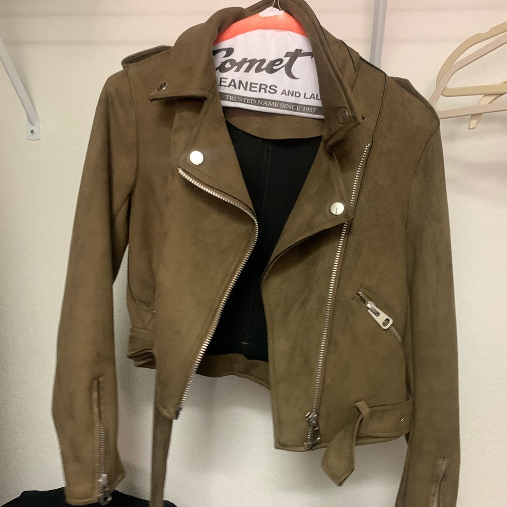 Zara suede jacket.